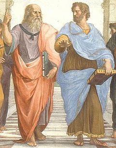 Aristotle and Plato